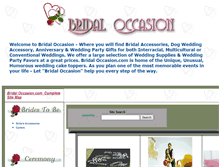 Tablet Screenshot of bridaloccasion.com